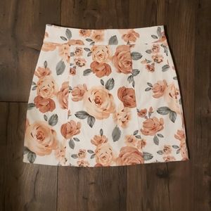 Forever 21 floral skirt